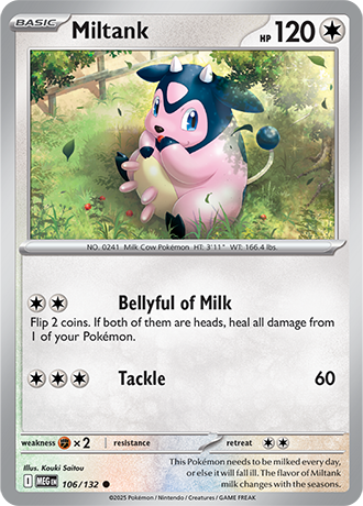 Miltank Mega Evolution Common #106/132