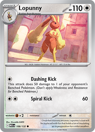 Lopunny Mega Evolution Common #108/132