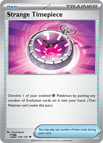 Strange Timepiece Mega Evolution Uncommon #128/132