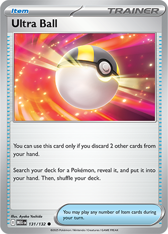 Ultra Ball Mega Evolution Common #131/132