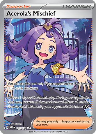 Acerola's Mischief Mega Evolution Ultra Rare #165/132