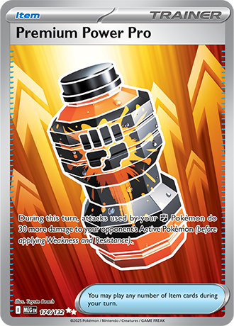 Premium Power Pro Mega Evolution Ultra Rare #174/132