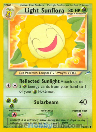 Light Sunflora Neo Destiny Unlimited Common #72/105