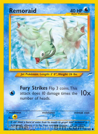 Remoraid Neo Destiny Unlimited Common #80/105