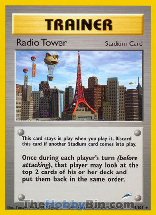 Radio Tower Neo Destiny Unlimited Rare #95/105