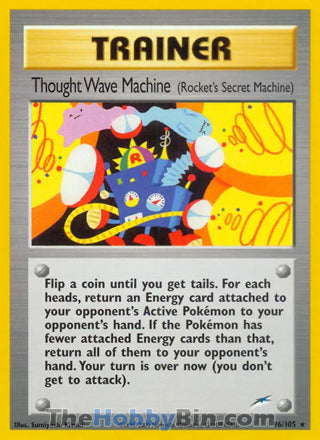 Thought Wave Machine Neo Destiny Unlimited Rare #96/105