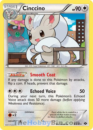 Cinccino Next Destinies Holo Rare #85/99