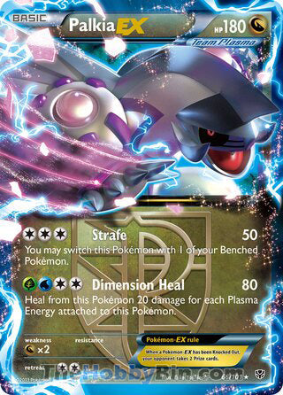 Palkia EX Plasma Blast Ultra Rare #66/101