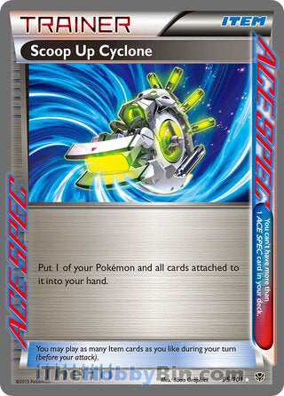 Scoop Up Cyclone Plasma Blast Rare Ace #95/101