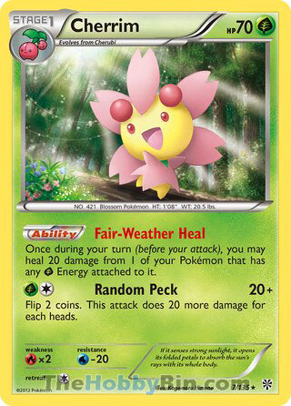 Cherrim Plasma Storm Rare #7/135