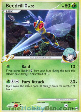 Beedrill G Platinum Arceus Common #53/99