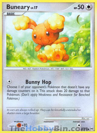 Buneary Platinum Arceus Common #55/99