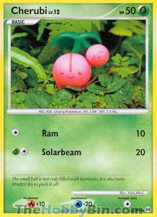 Cherubi Platinum Arceus Common #60/99