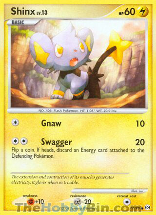 Shinx Platinum Arceus Common #74/99