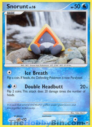 Snorunt Platinum Arceus Common #75/99