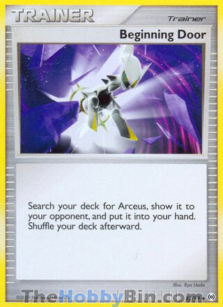 Beginning Door Platinum Arceus Uncommon #82/99