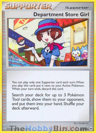 Department Store Girl Platinum Arceus Uncommon #85/99