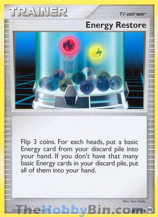 Energy Restore Platinum Arceus Uncommon #86/99