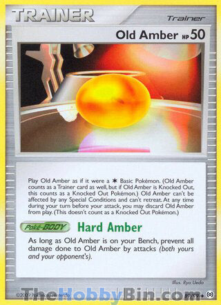 Old Amber Platinum Arceus Uncommon #89/99