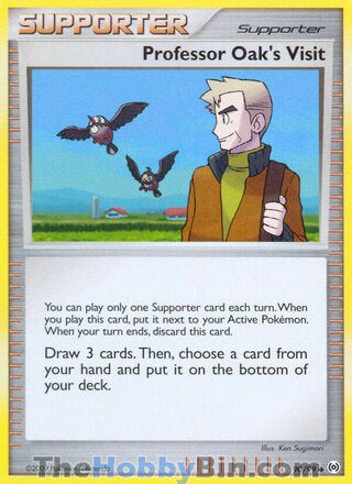 Professor Oak's Visit Platinum Arceus Uncommon #90/99