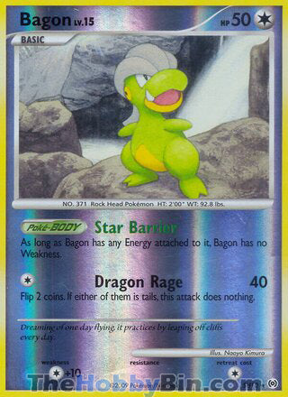 Bagon Platinum Arceus Shiny Holo Rare #SH10