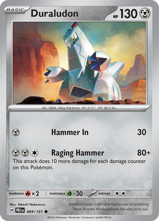 Duraludon Prismatic Evolutions Common #069/131