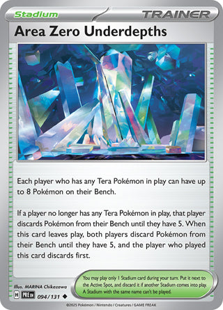 Area Zero Underdepths Prismatic Evolutions Uncommon #094/131