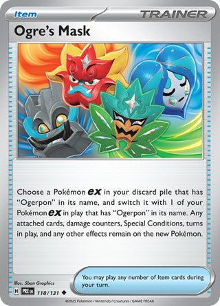 Ogre's Mask Prismatic Evolutions Uncommon #118/131