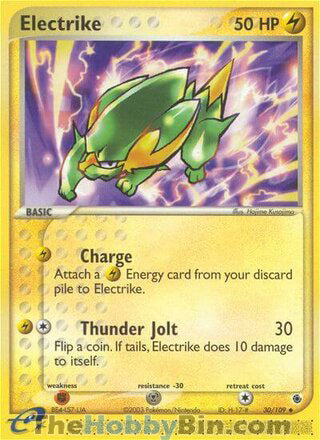 Electrike Ruby & Sapphire Uncommon #30/109