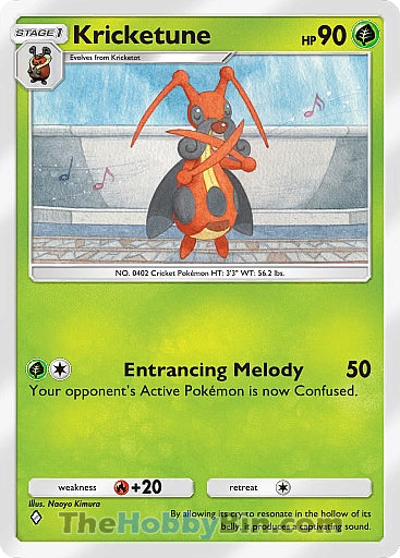 Kricketune Space-Time Smackdown One Diamond #014/155