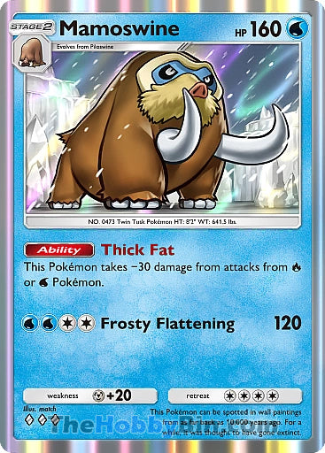 Mamoswine Space-Time Smackdown Three Diamond #033/155