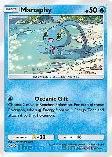 Manaphy Space-Time Smackdown Two Diamond #050/155