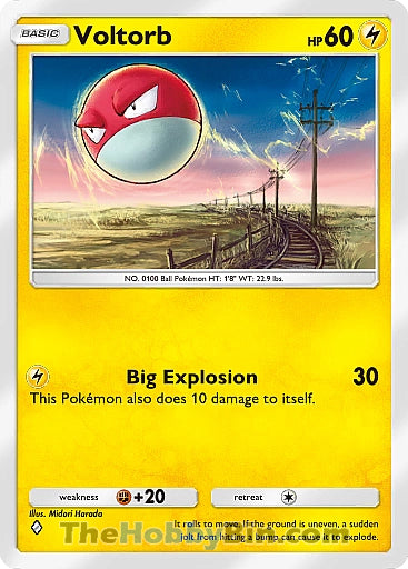 Voltorb Space-Time Smackdown One Diamond #054/155