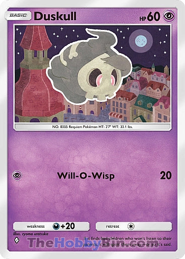 Duskull Space-Time Smackdown One Diamond #070/155