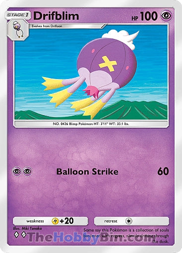 Drifblim Space-Time Smackdown Two Diamond #074/155