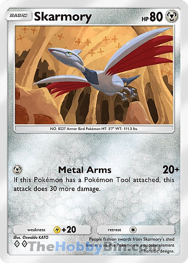 Skarmory Space-Time Smackdown Two Diamond #111/155