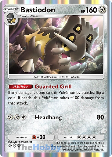 Bastiodon Space-Time Smackdown Three Diamond #114/155