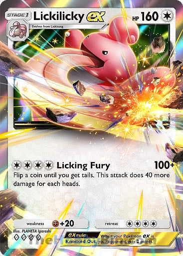 Lickilicky ex Space-Time Smackdown Four Diamond #125/155