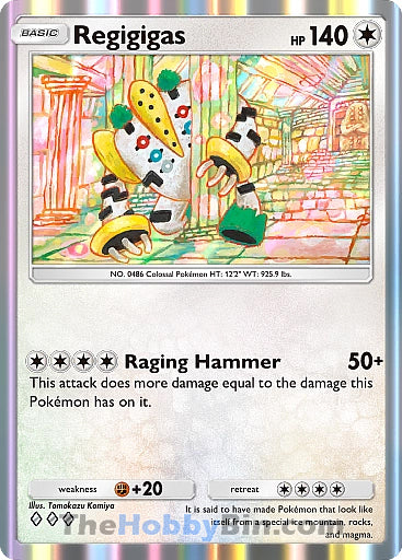 Regigigas Space-Time Smackdown Three Diamond #143/155