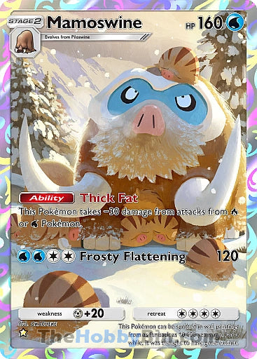 Mamoswine Space-Time Smackdown One Star #160/155