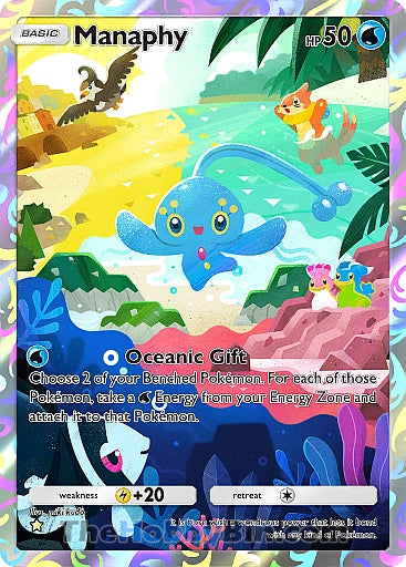 Manaphy Space-Time Smackdown One Star #162/155
