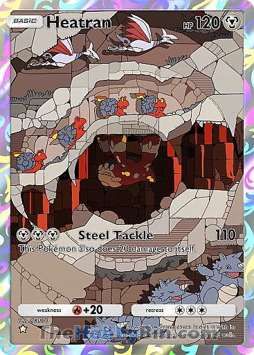 Heatran Space-Time Smackdown One Star #174/155