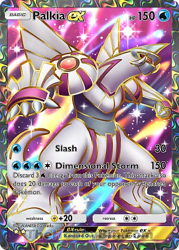 Palkia ex Space-Time Smackdown Two Star #182/155