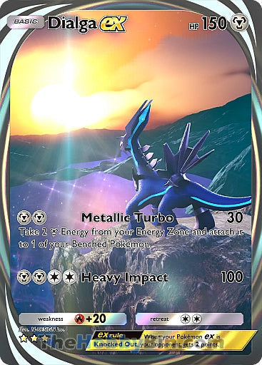 Dialga ex Space-Time Smackdown Three Star #205/155