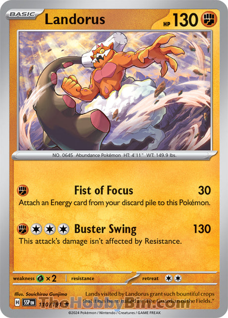 Landorus Surging Sparks Rare #110/191