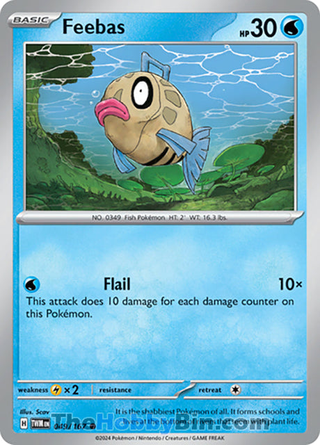 Feebas Twilight Masquerade Common #049/167