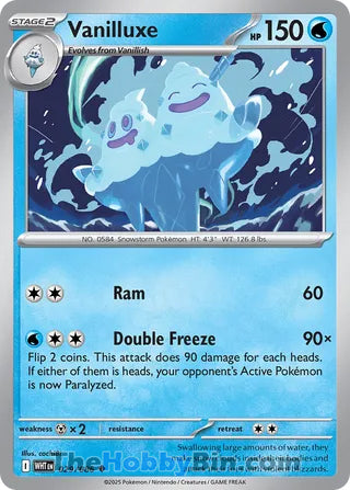 Vanilluxe White Flare English Uncommon #029/086