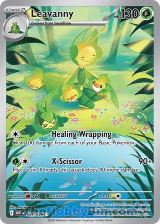 Leavanny White Flare English Illustration Rare #089/086