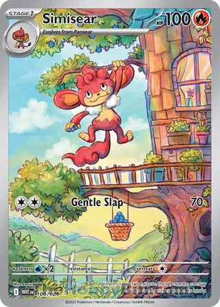 Simisear White Flare English Illustration Rare #100/086