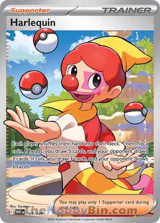 Harlequin White Flare English Ultra Rare #163/086